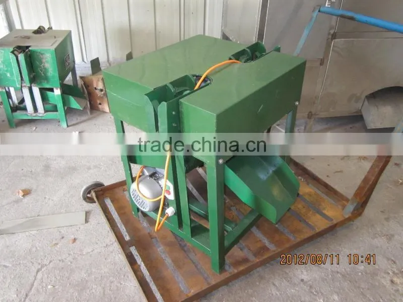 Cheap price and very useful garlic tail and stem cutting machine/garlic processing machine/garlic root cutting machine