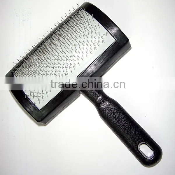 Wholesale PP plastic Pet Brush ,Dog Grooming Brush Stainless Metal Pin
