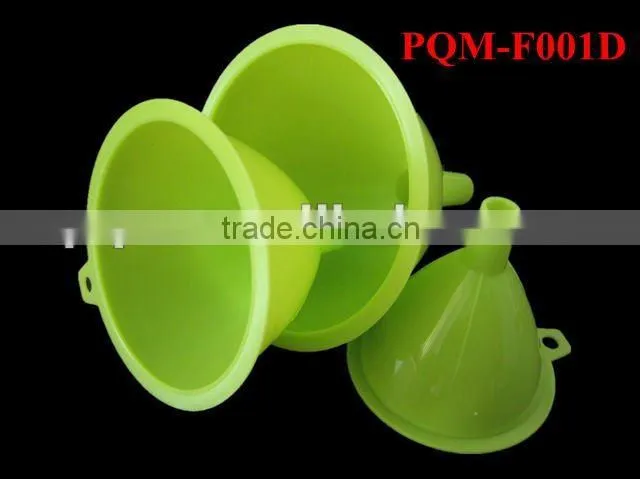 3 pieces plastic oil funnel set 001B