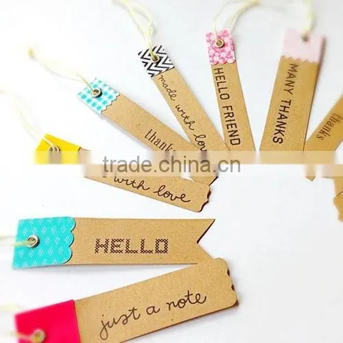 Custom High Quality Brown Kraft Hang Tag