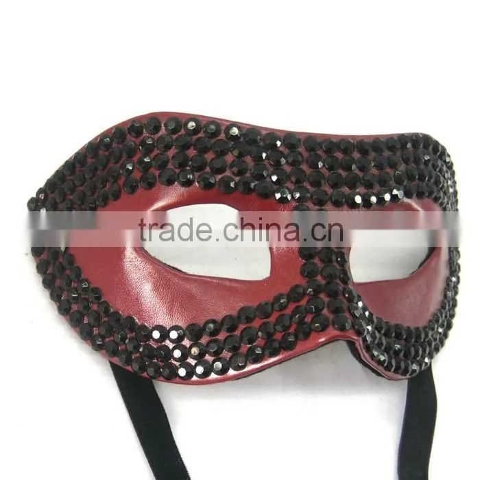 Custume Carnival Accessories HT-HF017 Plastic Half Face Party Eye Mask and Eye Mask