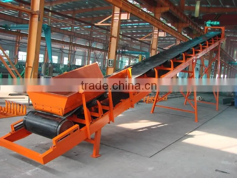 Rubber PVC acclivitous belt conveyor price
