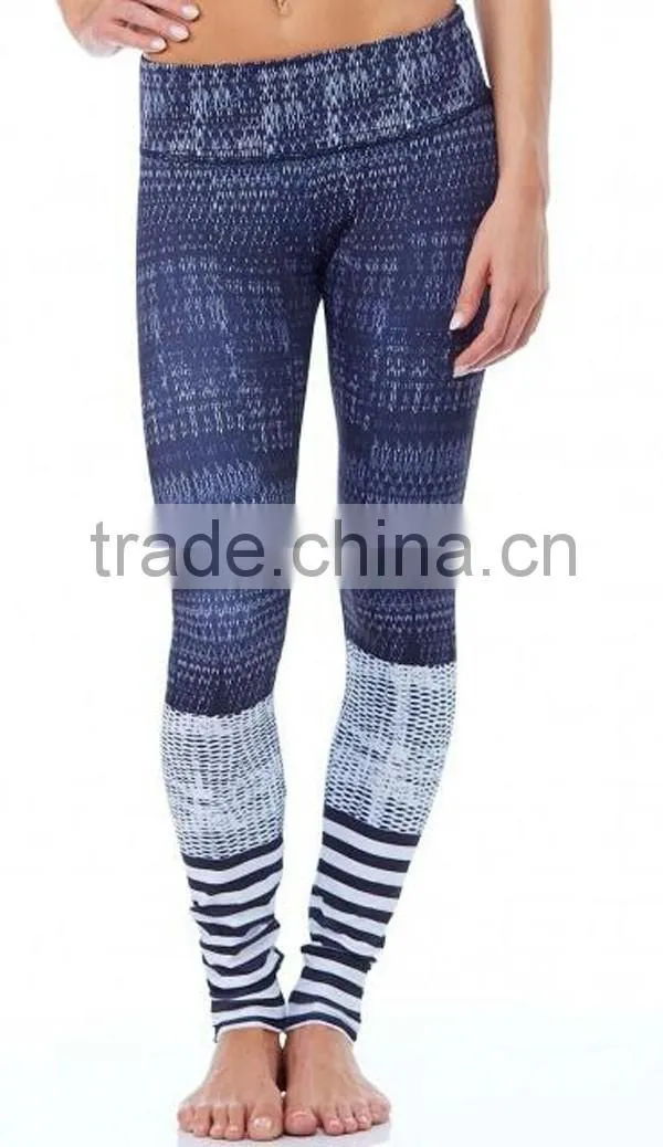 sublimation custom high quality patterned custom made leggings spandex&New arrival digital print leggings