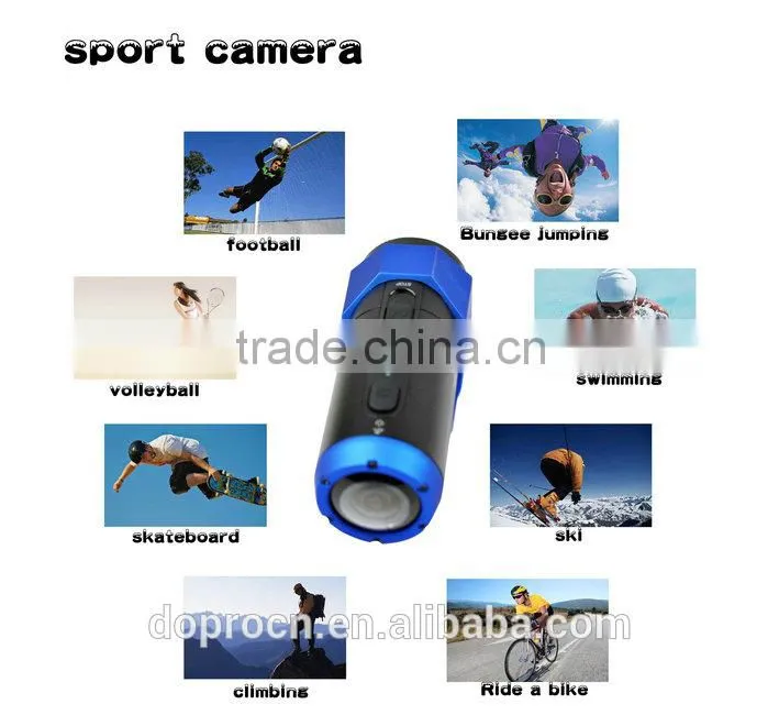 Full HD 1080P Action Camera Waterproof 10 meters/ motorcycle camera/new product for 2015