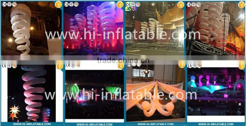 2015 new inflatable decorative hanging lamp for fashion show stage decorations/ceiling decoration