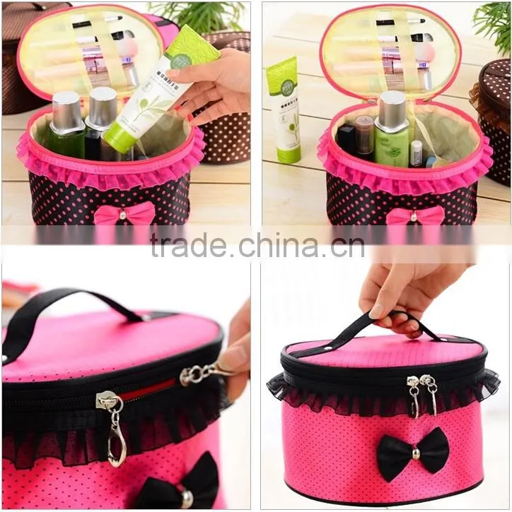 colors canvas cosmetic bag for stock storage washing toiletry bag