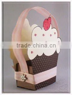 Pink Flower Cupcake Box
