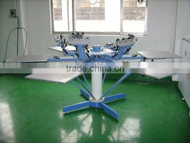 High precision six color screen printing equipment