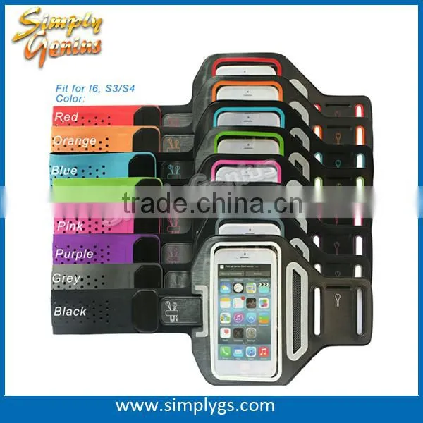 (New) Lycra smart phone armband for iphone, Lycra armband case for iphone 6 plus, Lycra phone armband