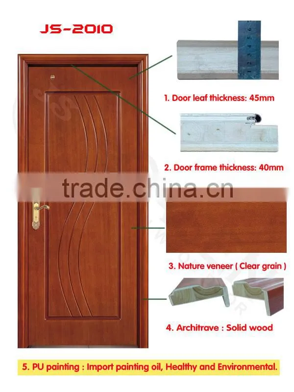 2 hours fire rated interior wooden doors