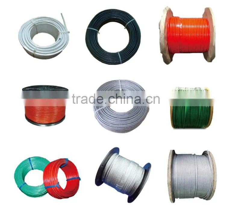 3x7 galvanised steel wire rope for drilling rig