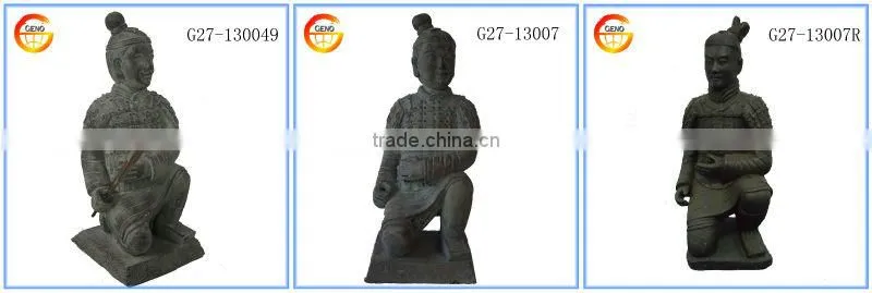 Hot Sales terracotta warrior garden statue for resin warrior