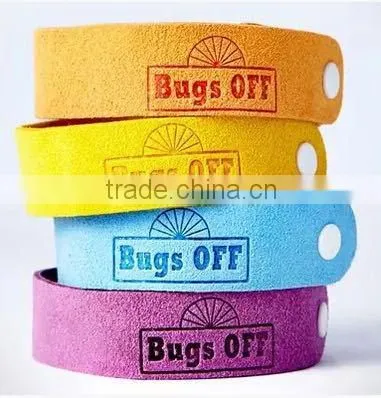 J217 colorful printed LOGO custom wristbands wholesale anti mosquito bracelet