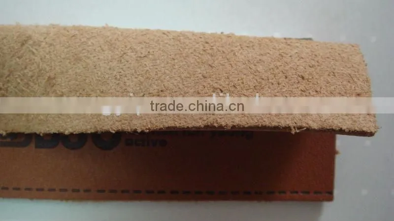 89.5*64mm orange colour real jeans leather patch