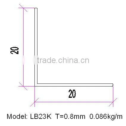 aluminium alu extruded aluminum perfil extruido