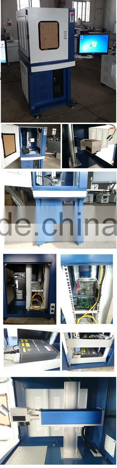 10w Fiber laser marking machine on stainless steel travel mug