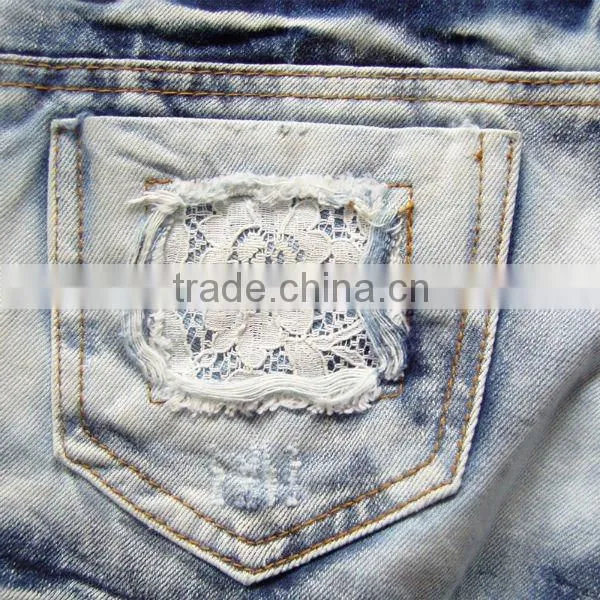 HOT Ladies lace patches for jeans (DS120050)