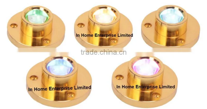 15W IP68 Led Boat Lights Blue Green Underwater Lights for Fishing Boat