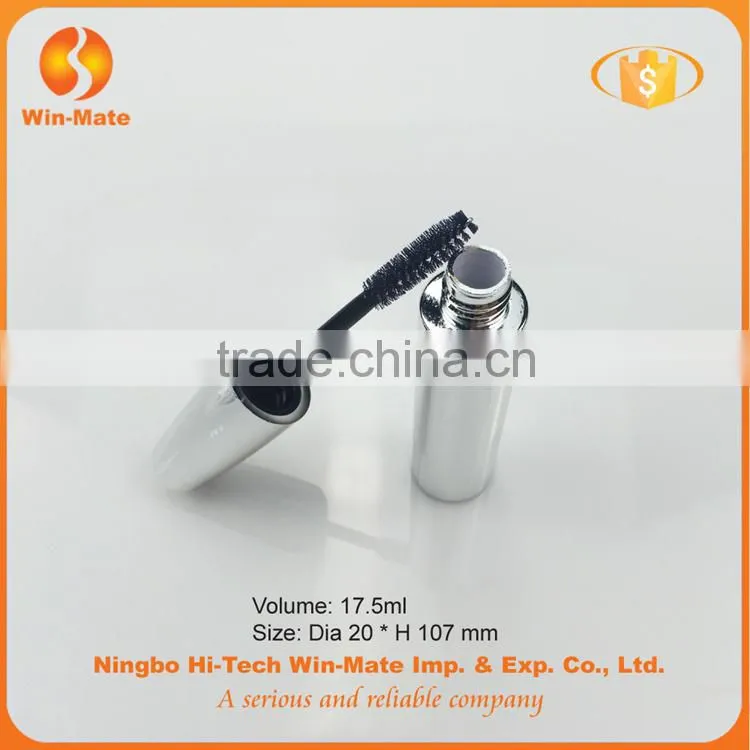 Best-selling electroplate white 107*20mm empty manufacturers mascara tube