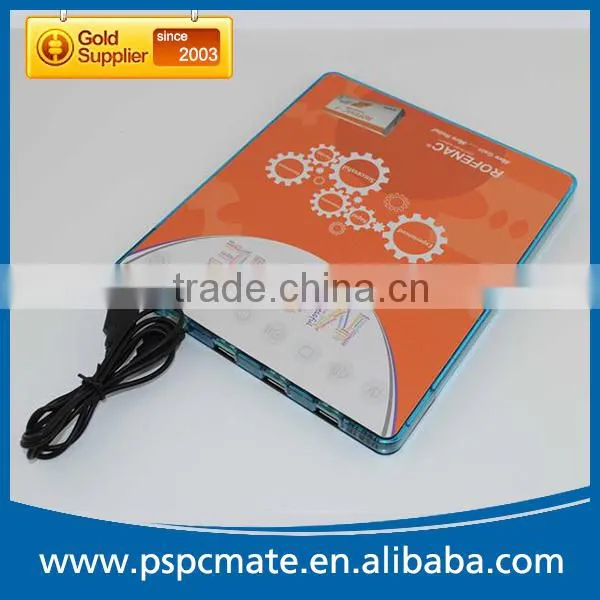 Promotional gift multifunction LED webkey mouse mat with usb hub