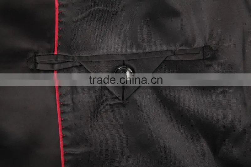High Quality garments factory in china oem service Slim Fit gem black Evening Wedding Formal Party suits tuxedo mens