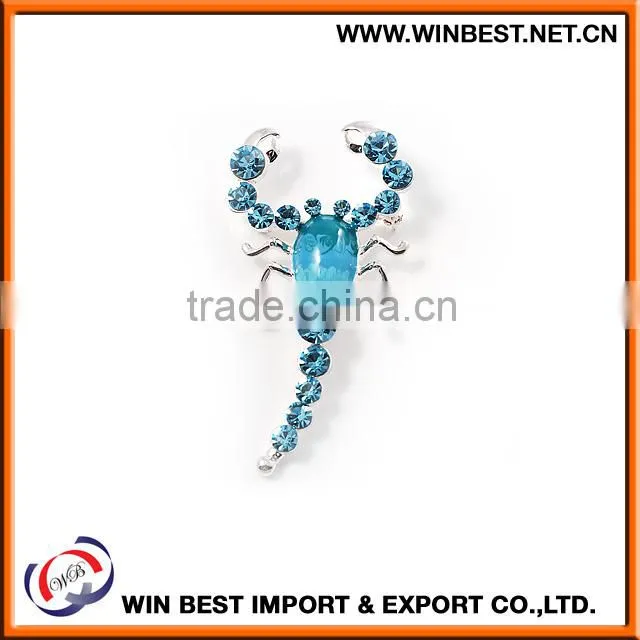 China supplier cheap rhinestone wedding brooches