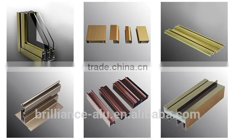 latest style with all types of extruded aluminum quarter round tube/pipe