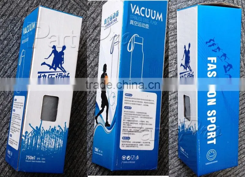 Partypro 2015 New Products Custom Logo 750ml Stainless Steel Water Bottle