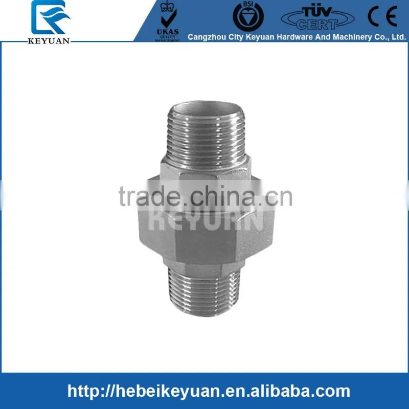 1/2" BS21 thread male female cone seat elbow union ss316 in 150lbs pressure