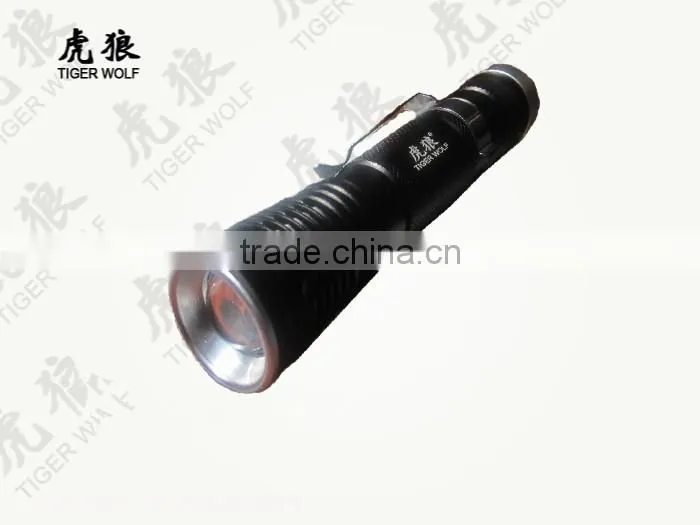 Factory Wholesale LED Mini Flashlight Aluminum torch light with clip