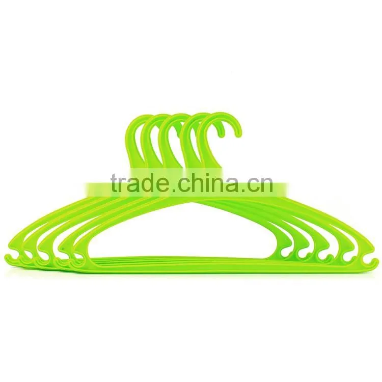 multipurpose green plastic clothes hanger