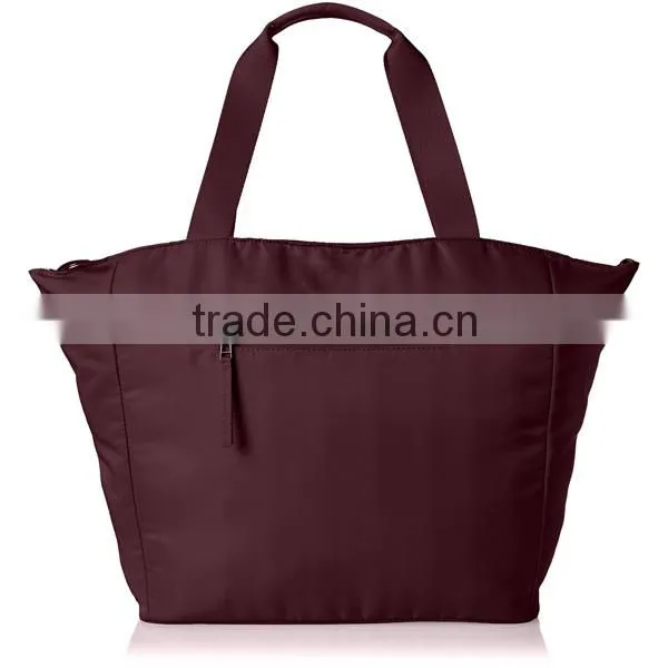 Simple Design Black Polyester Hand Bag Women's Tote Bag