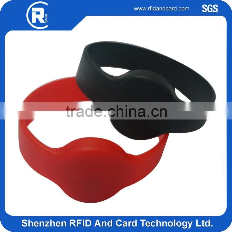 uhf rfid silicone wristband for long range sawtooth wristband