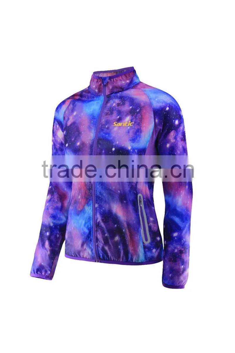 2016 NEW LIGHT SHELL JACKET LADIES RUNNING JACKET WOVEN CUSTOM ACKET