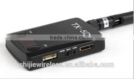 FPV 5.8Ghz 600mW 40 Channel HDMI to AV CVBS vtx TX-5D