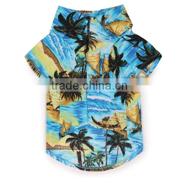 hawaiian style print linen coloured spots hawaiian shirt fabirc for hawaiian shirt