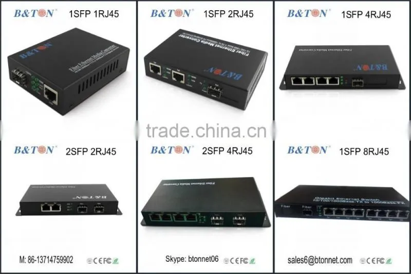 2SFP 4RJ45 Fiber Switch