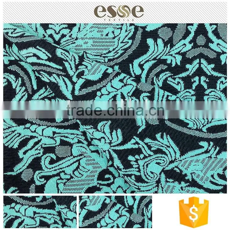 2015 cotton knitted jacquard CVC/TC fabric for garment