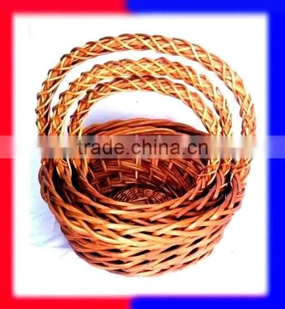 hot sale high quality willow garden basket