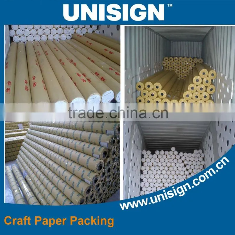 Unisign Hot Selling 50m PVC Coated Double Side Printable Blockout plastic banner