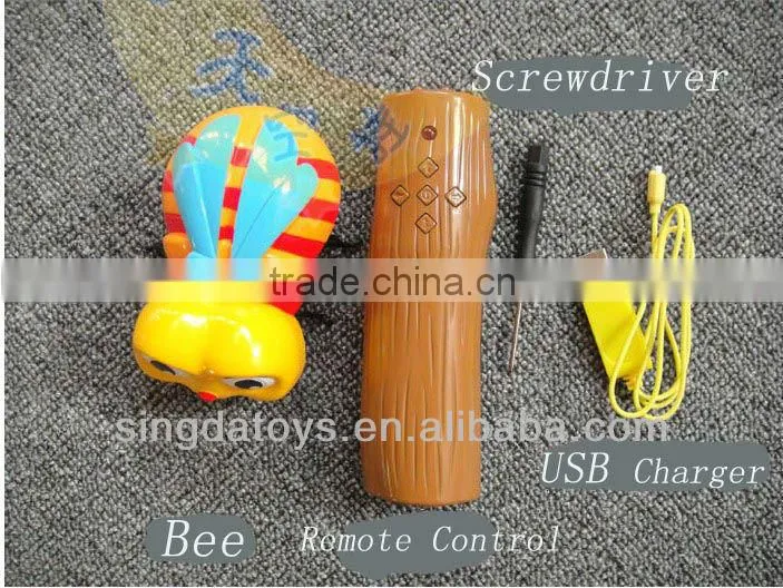 4 Channel remote control cartoon lovely bee insect