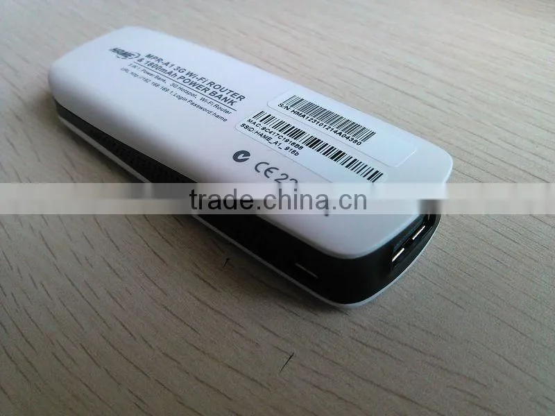 hame MPR A1 mini usb wireless 3g 4g router with 1800mAh power bank