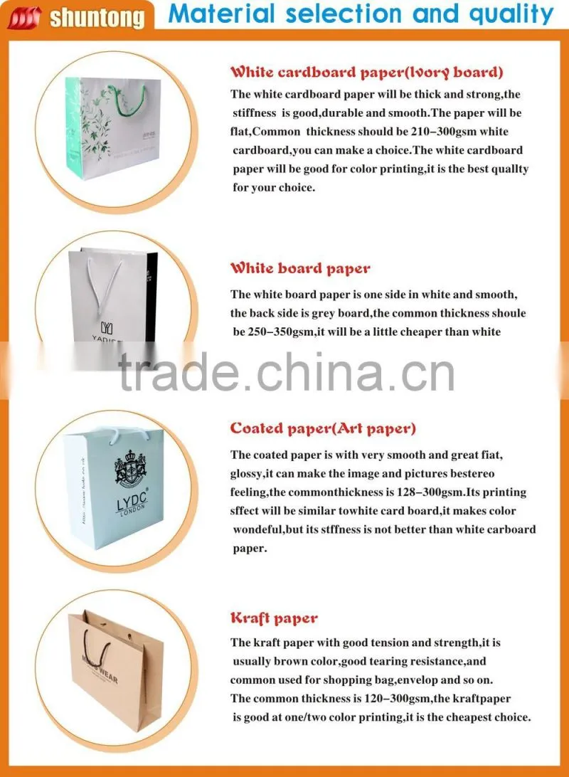 Grey color paper bag with logo print