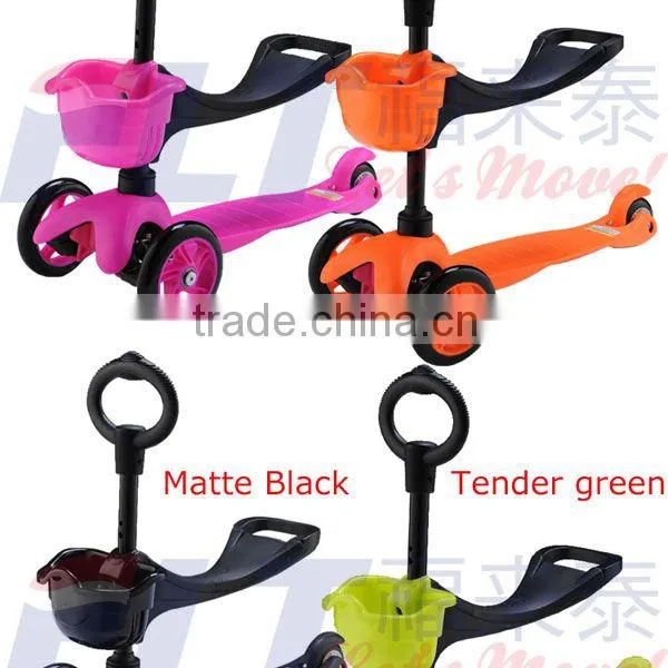 2013 CE approved Best gift folding boby foot scooter with soft seat for sale
