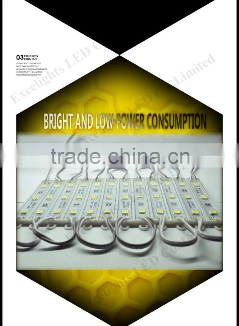 Christmas decoration lights 12V DC ce rohs SMD5050 LED Module with lens