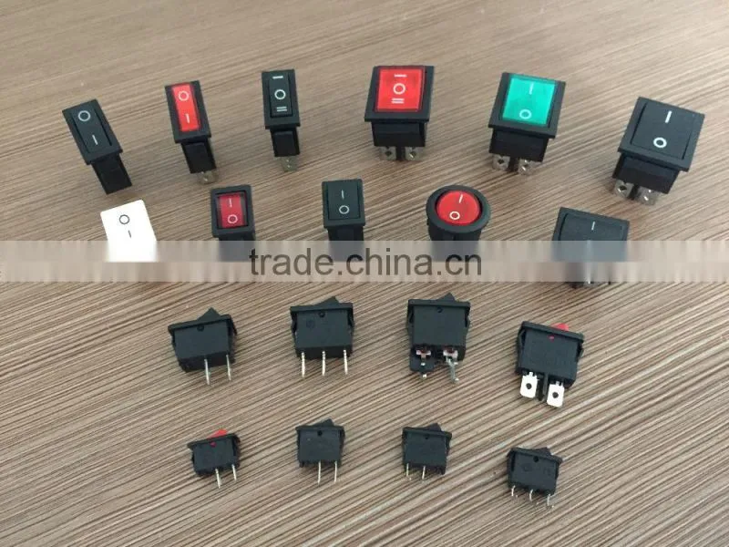 15*10 mini PCB mounted rocker switch KCD11-101