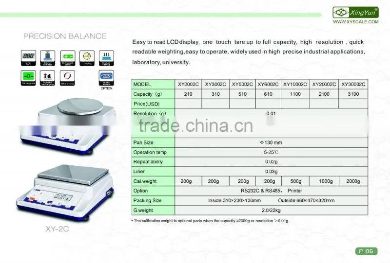 610g/0.01g protable electronic weighing scale
