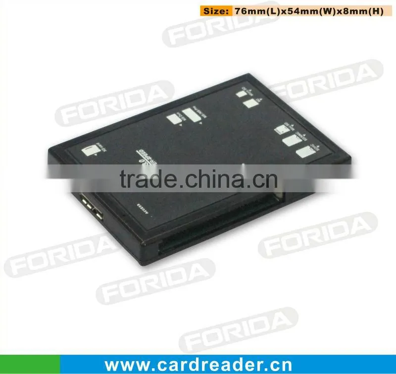 USB 3.0 multi card reader with 6 slots
