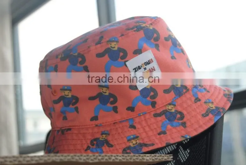 printing cotton custom made bucket hat