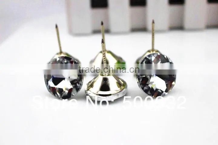 25mm Crystal button glass button for sofa adornment